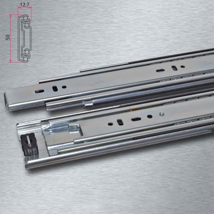 Ložiskový plnovýsuv RAM 50/12, bez tlmenia 900 mm