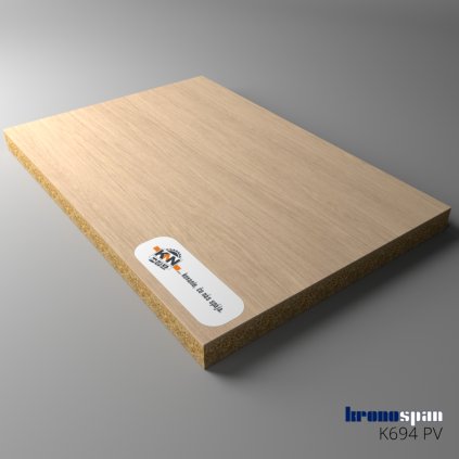KRONOSPAN - DTDL - K694 PV - Silk Primavera Oak - 2800 x 2070 x 18 mm