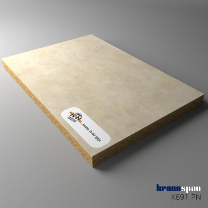 KRONOSPAN - DTDL - K691 PN - Almond Granada - 2800 x 2070 x 18 mm