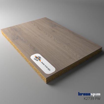 KRONOSPAN - DTDL - K2739 PW - Cannolo Cremona Oak - 2800 x 2070 x 18 mm