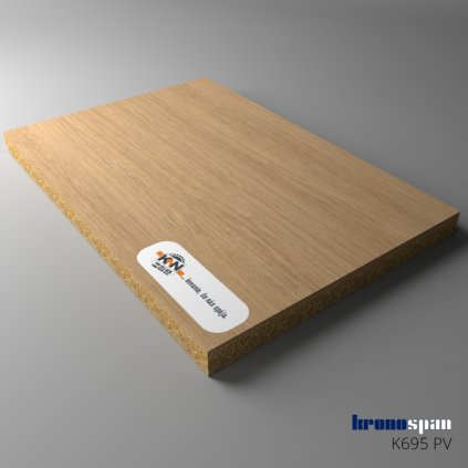 KRONOSPAN - DTDL - K695 PV - Straw Primavera Oak - 2800 x 2070 x 18 mm