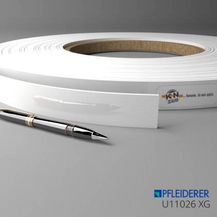 Hrana - PFLEIDERER - ABS - U11026 XG - Crystal White - 23 x 1 mm