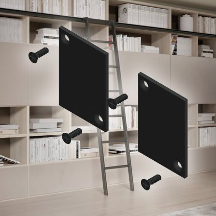 CINETTO - Scala sada koncoviek, čierna