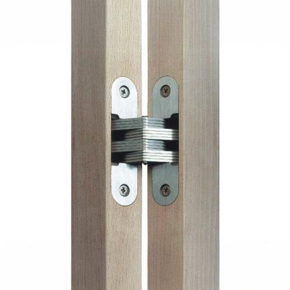 Soss záves na zafrézovanie, 60 x 13 mm, 180°, poniklovaný zamak