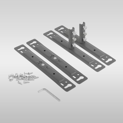 HardWire - držiak čela potravinovej skrine pre 200 mm