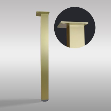 Noha stolová štvorcová MOB-R 60x60 Zlatá