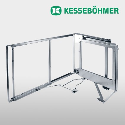 Kesseboehmer - MagicCorner SoftStop 900-1000, Silver, pravý