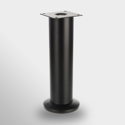 Nábytková noha - RIEX GS36, D50, H200, matná čierna