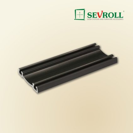 SEVROLL - spodné vedenie Elegant II - Čierna matná