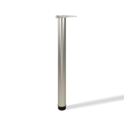 Noha stolová DN-250, 710 mm, Nikel satén