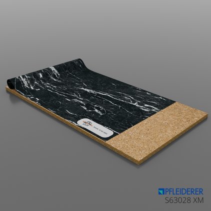 PFLEIDERER - HPL - S63028 XM - Nero Portoro - 4100 x 1300 x 0,8 mm