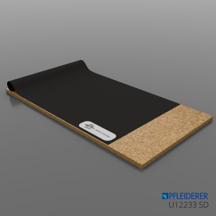 PFLEIDERER - HPL - U12233 SD - Metallic Black - 4100 x 1300 x 0,8 mm