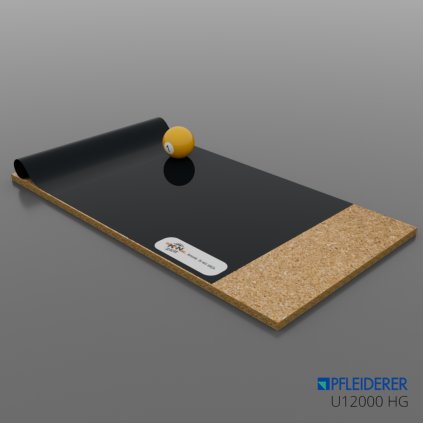 PFLEIDERER - HPL - U12000 HG - Volcanic Black - 4100 x 1300 x 0,8 mm