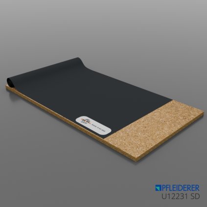 PFLEIDERER - HPL - U12231 SD - Slate Grey - 4100 x 1300 x 0,8 mm
