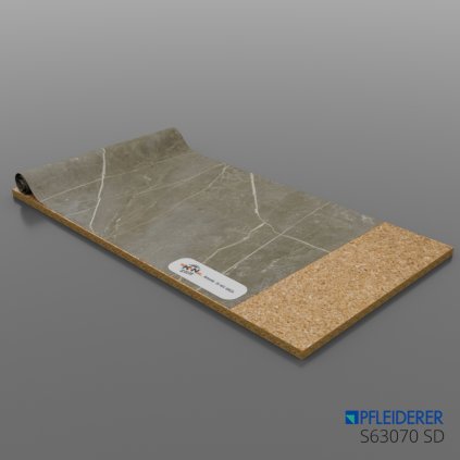 PFLEIDERER - HPL - S63070 SD - Marble Lugano - 4100 x 1300 x 0,8 mm