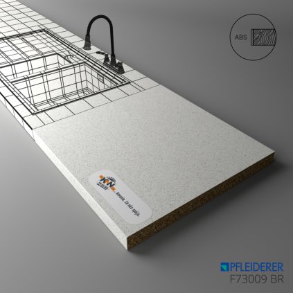 PFLEIDERER - Pracovná Doska - F73009 BR - Quartz Stone - 4100 x 900 x 20 mm (SK PROG)