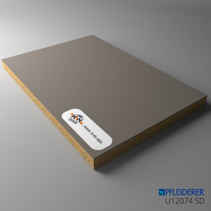 PFLEIDERER - DTDL - U12074 SD - Mud - 2800 x 2100 x 18 mm  (SK PROG)