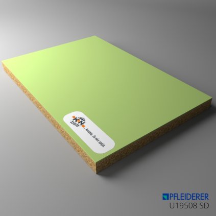 PFLEIDERER - DTDL - U19508 SD - Chartreuse - 2800 x 2100 x 18 mm  (SK PROG)
