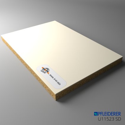 PFLEIDERER - DTDL - U11523 SD - Ivory - 2800 x 2100 x 18 mm  (SK PROG)