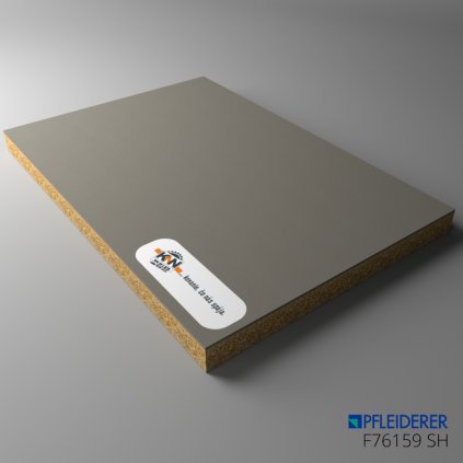 PFLEIDERER - DTDL - F76159 SH - Alux Caviar -2800 x 2100 x 18 mm (SK PROG)
