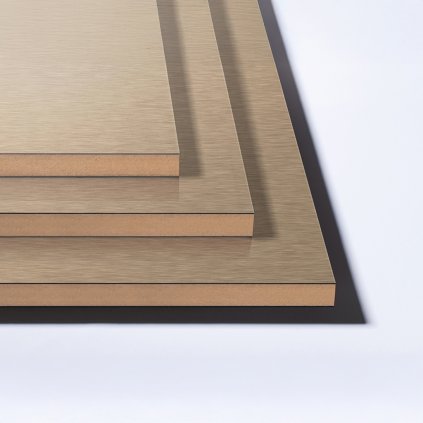 KRONOSPAN - MDF laminovaná - AL06/AL06 - Brushed Bronze - 2800 x 1300 x 18,7 mm