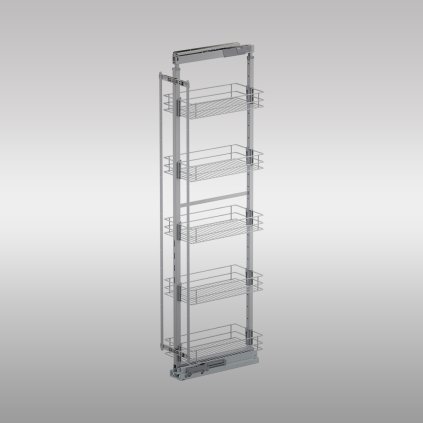 VS - TAL Larder Classic2 - súprava kovania, 5 košov, 300 mm, 1700-1950, Strieborná