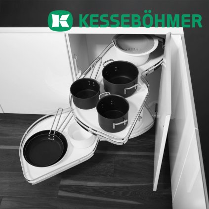 Kesseboehmer - LeMans II ARENAplus style, pravý, Chróm / Biely