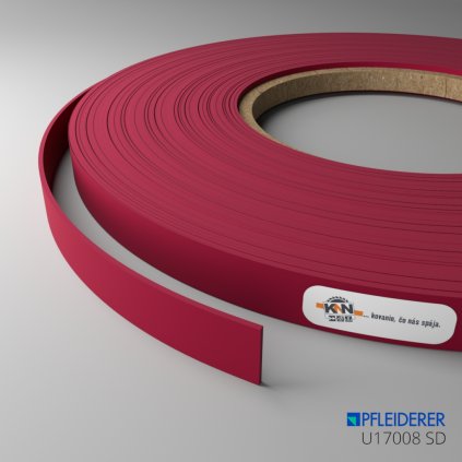 Hrana - PFLEIDERER - ABS - U17008 SD - Ruby Red - 23 x 1 mm