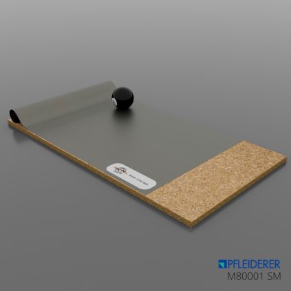 PFLEIDERER - HPL - M80001 SM - Alu 2, Nickel Effect - 4100 x 1300 x 0,8 mm