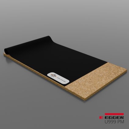 EGGER - HPL - U999 PM - Black - 2800 x 1310 x 0,8 mm