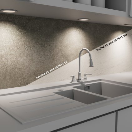 PFLEIDERER - Zástena P2 - S60019 CR / S61011 VO - 4100 x 600 x 9.2 mm