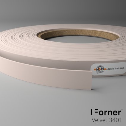 Hrana - VELVET - ABS - 3401 - Béžová latte 23 x 1 mm