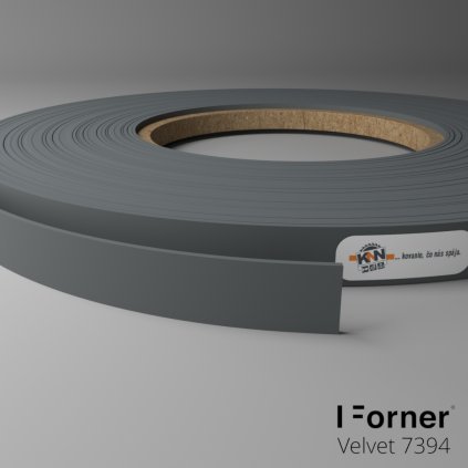 Hrana - VELVET - ABS - 7394 - Grafit 23 x 1 mm