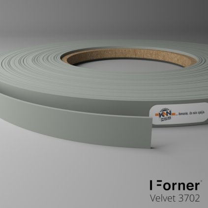 Hrana - VELVET - ABS - 3702 - Sivozelená 23 x 1 mm