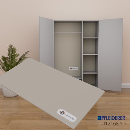 PFLEIDERER - HDF - U12168 SD - Kašmírová sivá - 2850 x 2070 x 3 mm