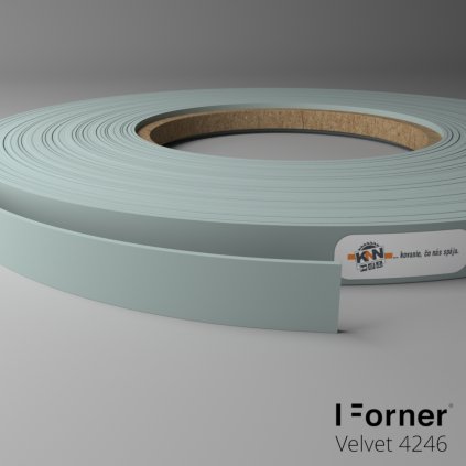 Hrana - VELVET - ABS - 4246 - Zelená 23 x 1 mm