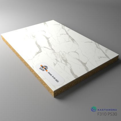 KASTAMONU - DTDL - F310 PS30 - 2800 x 2070 x 18 mm - Calacatta Marble