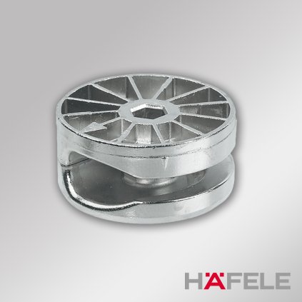 Hafele - Maxifix, Telo spoja, pre hrúbku dreva od 24 mm, lesklé