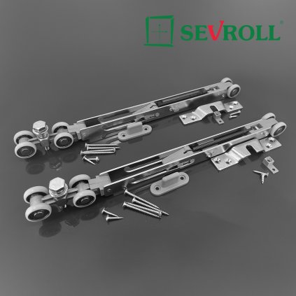 SEVROLL - sada kovania pro interiérové dvere Simple 18 Galaxy 50 kg 2x tlmič