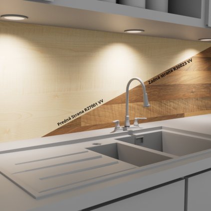 PFLEIDERER - Zástena P2 - R30023 VV / R27001 VV - 2050 x 600 x 9,2 mm