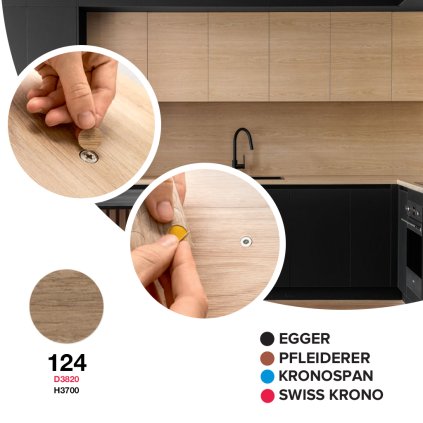 Krytka samolepiaca - 124 - H3700 / D3820 - Ø 14 mm