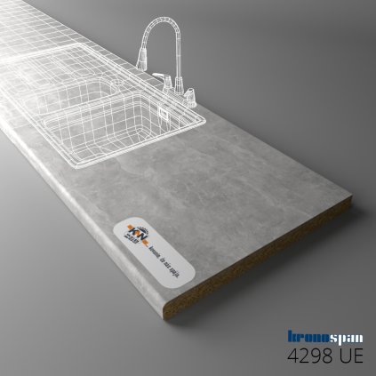 KRONOSPAN - Pracovná doska - 4298 UE - Light Atelier - 2050 x 900 x 38 mm