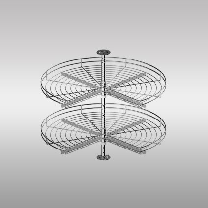 NOVA - košík karusel 270°, Antracit, 750 mm