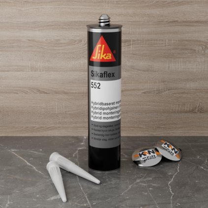 Lepidlo na kompaktné dosky - Sikaflex 552, čierny