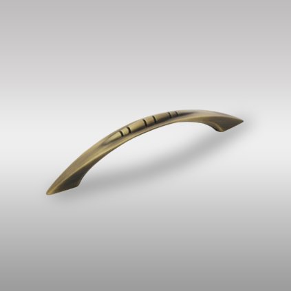 Úchytka - Gladiola, Mosadz antická, 96 mm