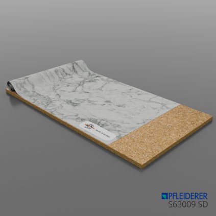 PFLEIDERER - HPL - S63009 SD - Carrara Marble - 4100 x 1300 x 0,8 mm