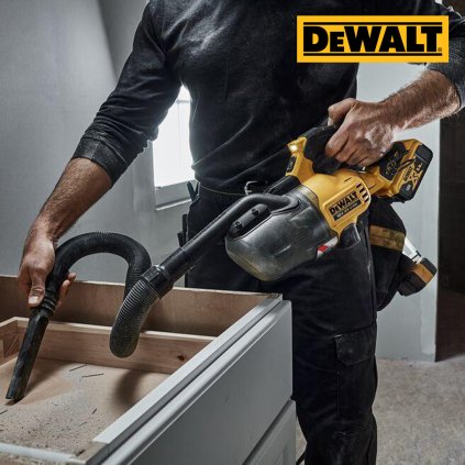 DeWALT - Aku vysávač ručný 18V s príslušenstvom, bez batérie