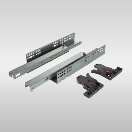 Skrytý plnovýsuv NU70, push to open, synchro, 35 kg, 2D príchyty