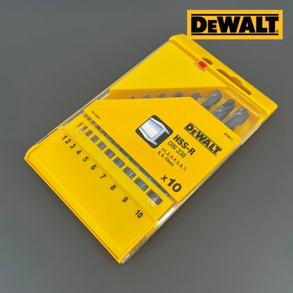 DeWALT - Sada vrtakov do kovu 10 dielna