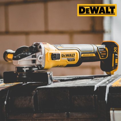 DeWALT - Brúska uhlová 125 mm, 18V, 1000W, bez AKU bezuhlíková